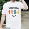Щампа с рожден ден с Vintage 1984 и звезди