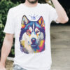 Siberian Husky WB0385 20 Щампа: сибирско хъски с корона, поп арт