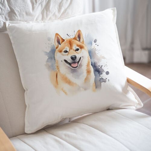 Akita Inu WB0463 22 Възглавница с акита с усмивка