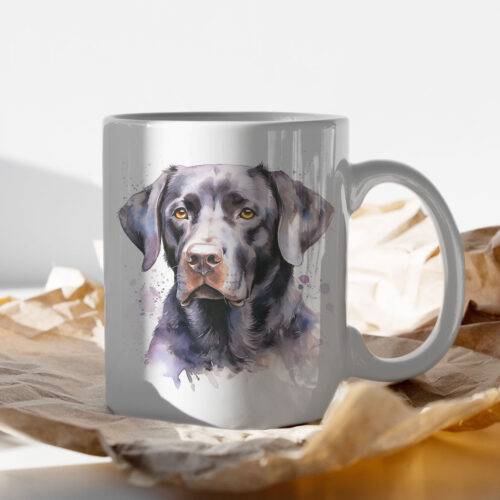 Black Labrador WB0474 13 Чаша с черен лабрадор