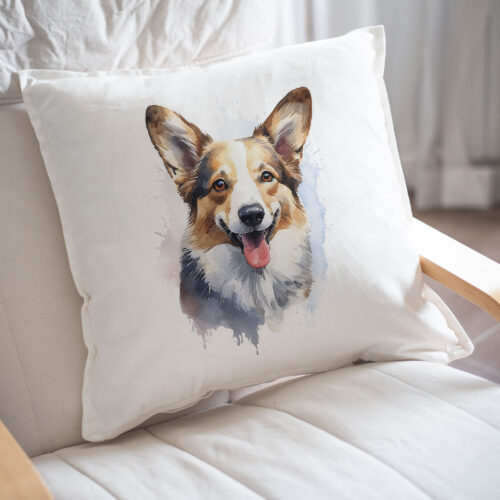 Cardigan Welsh Corgi WB0495 22 Възглавница с уелско корги кардиган