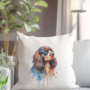 Cavalier King Charles Spaniel WB0516 17 Възглавница с кавалер кинг чарлз шпаньол, калъфка 50х50 см