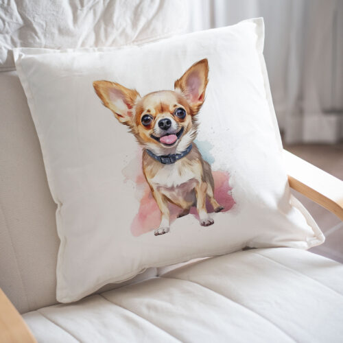 Chihuahua WB0520 22 Възглавница с чихуахуа в цял ръст