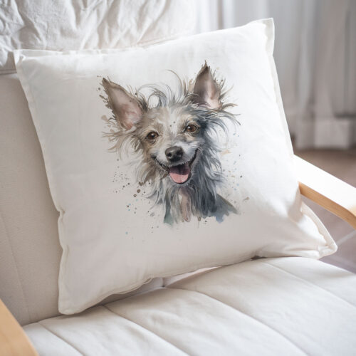 Chinese Crested WB0522 22 Възглавница с китайско качулато куче