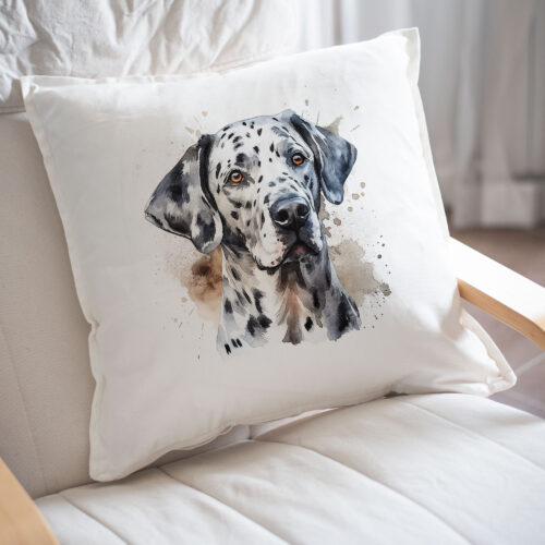 Dalmatian WB0529 22 Възглавница с далматинец в профил