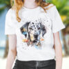 Dalmation WB0532 18 Щампа: далматинец, акварел с цветни пръски