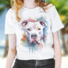 Dogo Argentino WB0711 20 Щампа: дого аржентино, цветен акварелен портрет