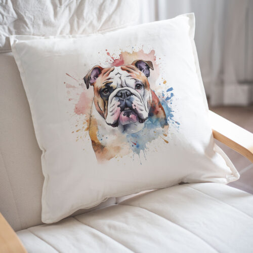 English Bulldog WB0537 22 Възглавница с английски булдог