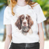 English Springer Spaniel WB0541 18 Щампа: английски спрингер шпаньол в кафяво, акварел