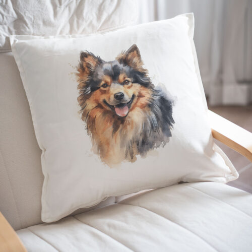 Finnish Lapphund WB0543 22 Възглавница с финландско лапско куче