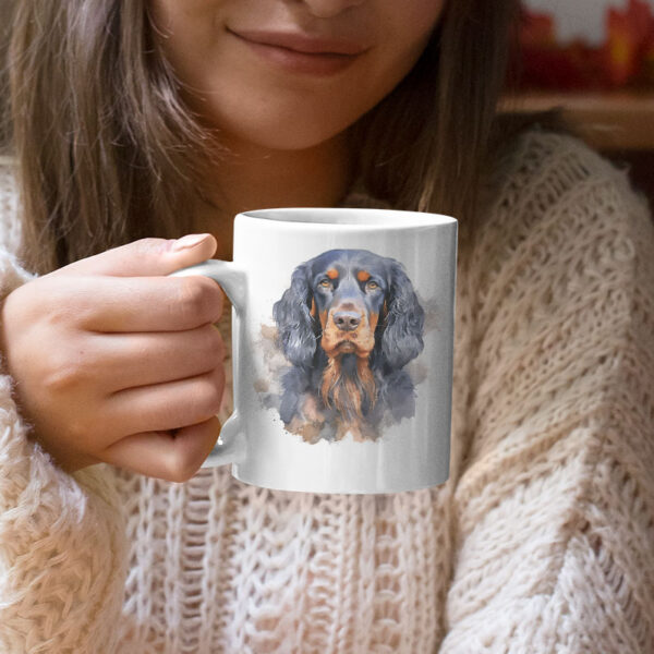 Gordon Setter Dog WB0557 15 Чаша с шотландски сетер, керамична чаша 330 мл