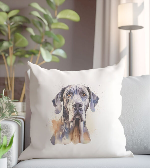 Great Dane WB0559 17 Възглавница с немски дог, калъфка 50х50 см