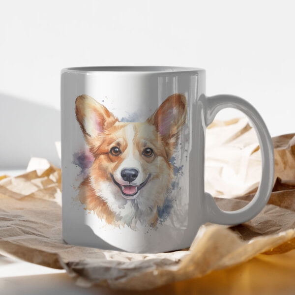 Pembroke Welsh Corgi WB0569 13 Чаша с уелско корги с усмивка