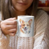 Pembroke Welsh Corgi WB0569 15 Чаша с уелско корги с усмивка, керамична чаша 330 мл