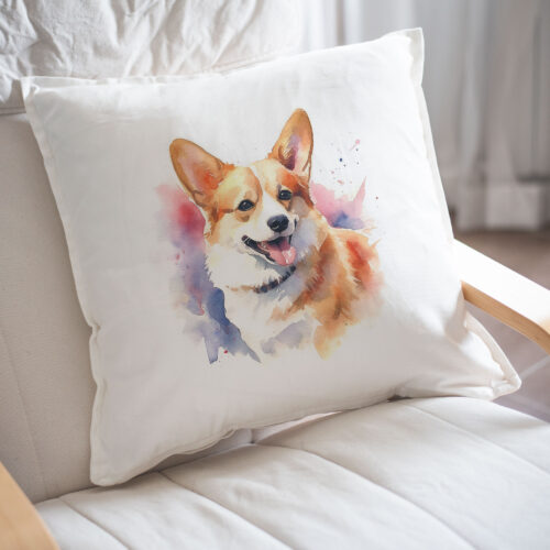 Pembroke Welsh Corgi WB0570 22 Възглавница с уелско корги пемброук