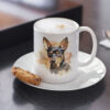 Pinscher, WB0571 12 Щампа: пинчер с наострени уши