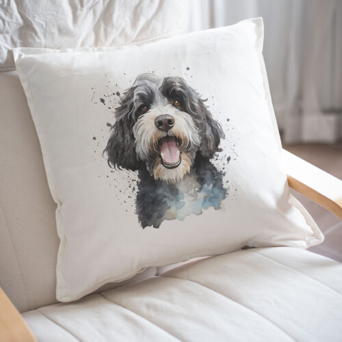 Portuguese_Water_Dog WB0621 22 Възглавница с португалско водно куче