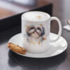 Shih Tzu WB0609 12 Щампа: ши тцу, акварелен портрет