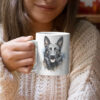 black german shepherd WB0718 17 Щампа: черна немска овчарка