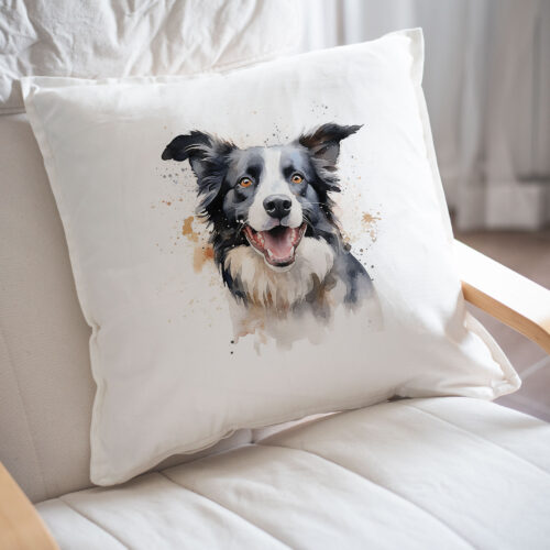 border collie WB0478 22 Възглавница с бордър коли