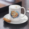 cat WB0528 12 Щампа: рижава котка, свита на кълбо