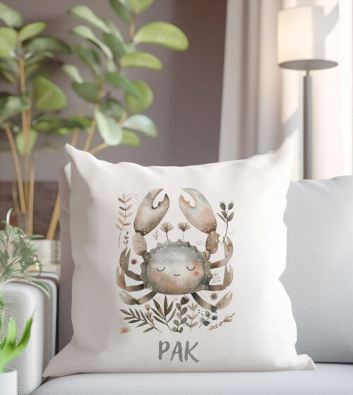 Възглавница със зодия Рак, калъфка 50х50 см
