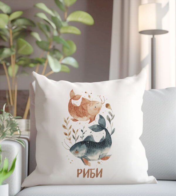 Възглавница със зодия Риби
