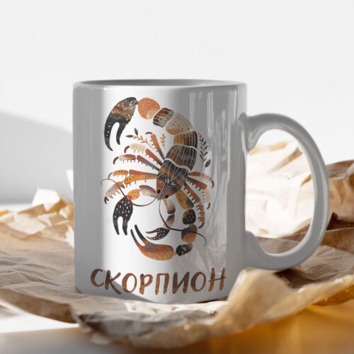 WB0793 skorpion 20 Керамични чаши с щампа