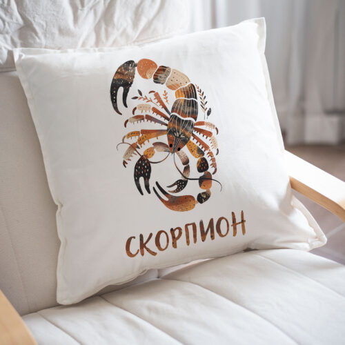 WB0793 skorpion 31 Възглавница със зодия Скорпион