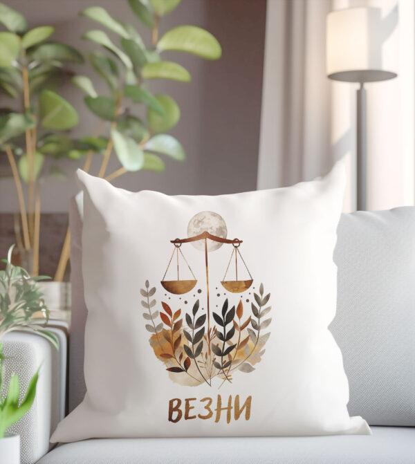 Възглавница със зодия Везни