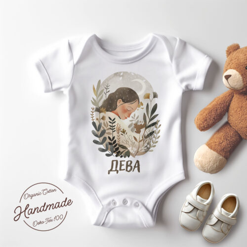 WB0797 deva 2 Щампа: зодия Дева и спящо животинче