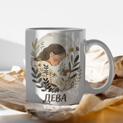 Чаша със зодия Дева