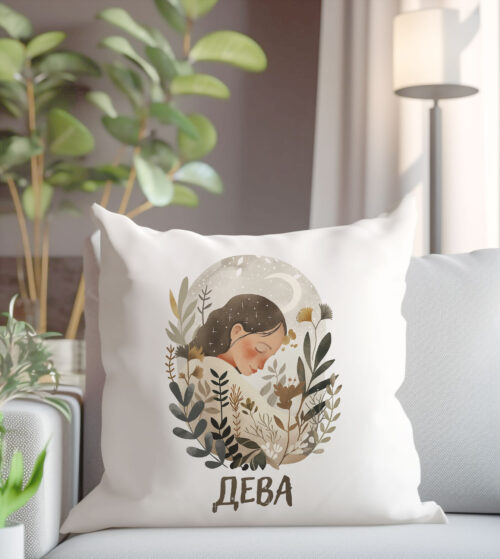 Възглавница със зодия Дева