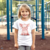Pig WB0938 18 Детска тениска с прасенце, седнало, унисекс кройка