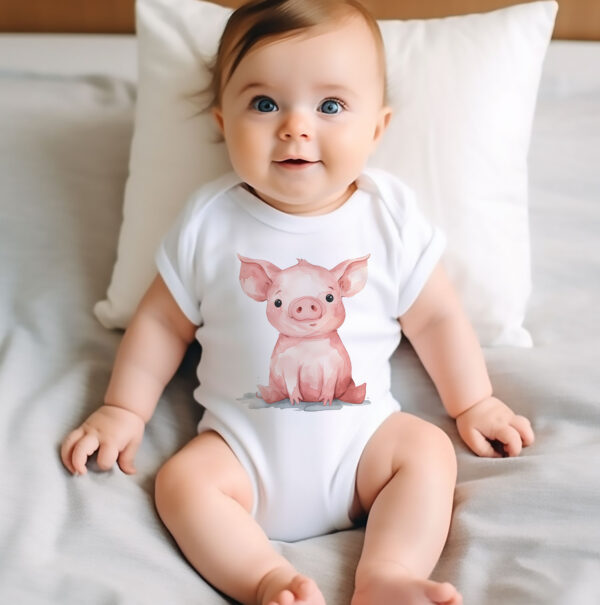 Pig WB0938 5 Щампа: прасенце, седнало