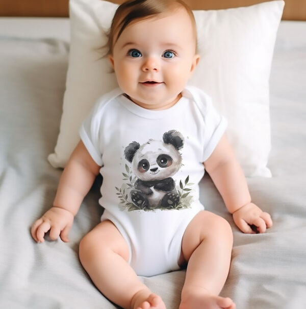 panda WB0950 5 Щампа: панда сред листа