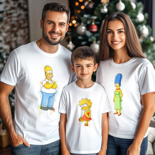 Семейни тениски със Семейство Симпсън