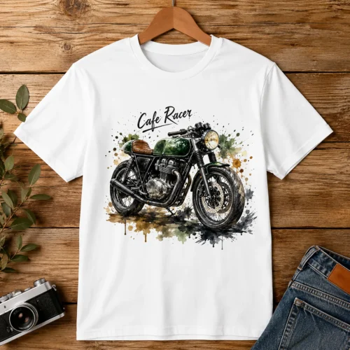ts036-teniska-s-motor-kafe-reyser-cafe-racer-3 Тениска с мотор тип кафе рейсър